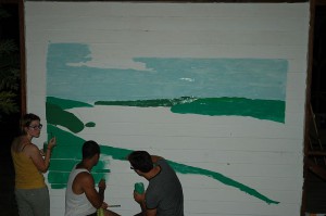 The mural