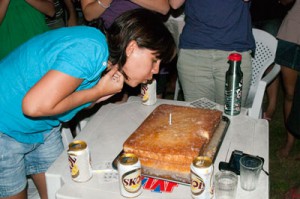 Birthday of Paulinha, one of the Brazilian delegates